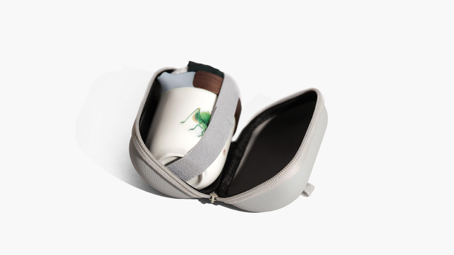 鳴螽便攜茶具套裝（出口級骨瓷）